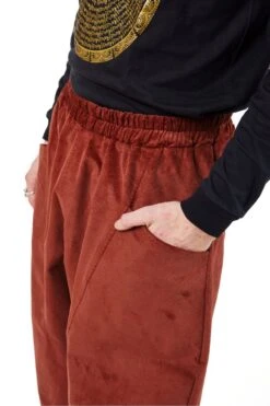Ethno Style Soldes -Ethno Style Soldes pantalon sarouel baggy velours mixte ozarkh 1