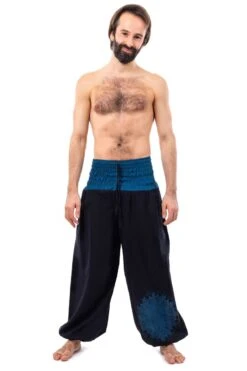 Pantalon Havathar Mixte -Ethno Style Soldes pantalon sarouel bouffant mixte havathar 2
