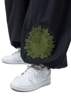 Pantalon Forest Mixte -Ethno Style Soldes pantalon sarouel bouffant mixte kaki forest zen 3