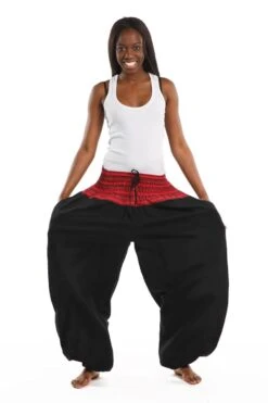 Pantalon Khaita -Ethno Style Soldes pantalon sarouel elastique grande taille khaita 5