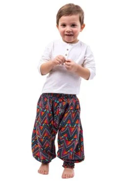 Pantalon-sarouel Elie -Ethno Style Soldes pantalon sarouel enfant jersey elie 2