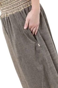 Pantalon Natural Mixte -Ethno Style Soldes pantalon sarouel grande taille mixte natural chanvre chine 3