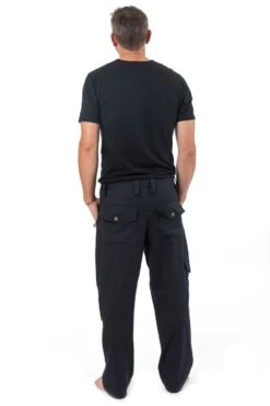 Pantalon Pekino Mixte -Ethno Style Soldes pantalon sarouel grande taille noir 3