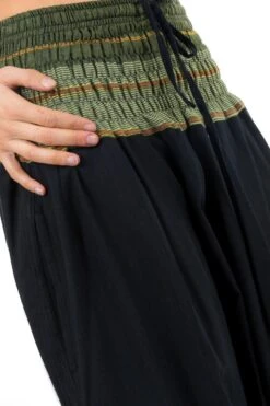 Pantalon Indian Mixte -Ethno Style Soldes pantalon sarouel indian chic sari kaki 7