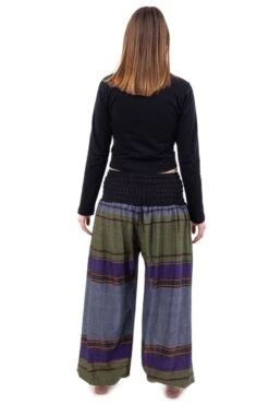 Pantalon Indian Mixte -Ethno Style Soldes pantalon sarouel indian chic sari kaki 8