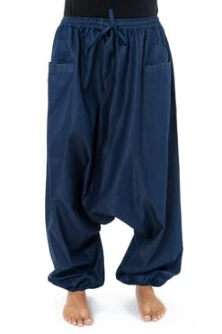 Pantalon Liam Mixte -Ethno Style Soldes pantalon sarouel jean denim street baba cool mixte liam 4