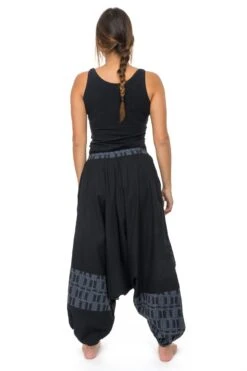 Pantalon Naheda Mixte -Ethno Style Soldes pantalon sarouel mixte urban ethnique noir gris bleu naheda 3