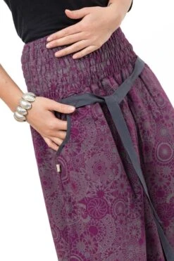 Pantalon Buddhi -Ethno Style Soldes pantalon sarwel femme print buddhi 3