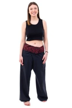 Pantalon-thaï Inferno Mixte -Ethno Style Soldes pantalon thai fisherman mixte inferno 2