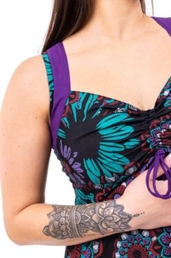 Robe Sayline -Ethno Style Soldes robe longue fleurie seventies sayline 4