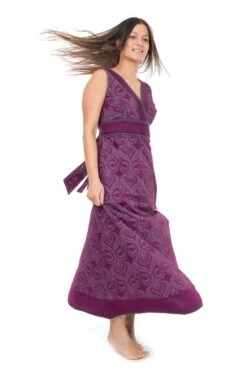 Robe Chic -Ethno Style Soldes robe longue print ethnic chic 2