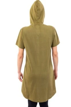 Robe-tunique Unalome -Ethno Style Soldes robe tunique asymetrique a capuche unalome 4