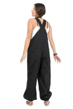 Salopette Erin -Ethno Style Soldes salopette femme noire cool erin 2