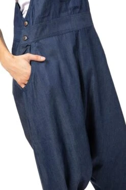 Salopette Dina -Ethno Style Soldes salopette sarouel denim doux leger dina 5