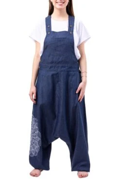 Salopette Dina -Ethno Style Soldes salopette sarouel denim doux leger dina 7