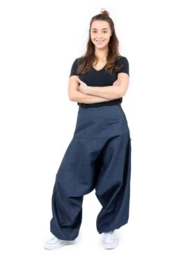 Saroual Balinew -Ethno Style Soldes saroual blue jean brut new bali aladdin homme femme 2