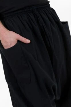 Saroual Adhara 7 Saroual Adhara -Ethno Style Soldes saroual pantacourt bermuda homme coton leger noir uni adhara 3