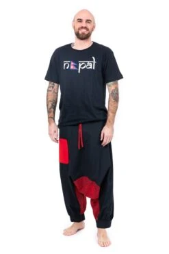 Sarouel Psychedelic Mixte -Ethno Style Soldes sarouel aladin ethnic psychedelic noir rouge hiver 6