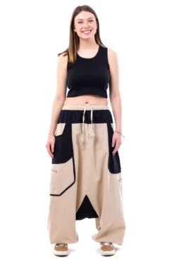 Sarouel Troopers Mixte -Ethno Style Soldes sarouel baggy cargo bicolore mixte troopers 2