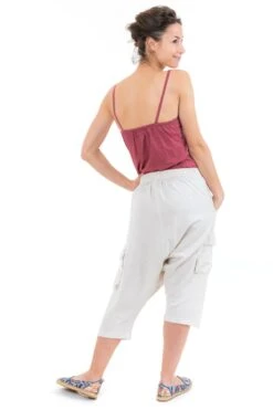 Sarouel Natural 6 Sarouel Natural -Ethno Style Soldes sarouel bermuda cargo mixte natural 2