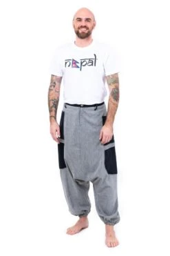 Sarouel Zen -Ethno Style Soldes sarouel big pocket fantazy reggae ceinture rouge 2