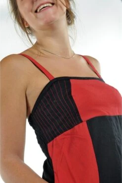 Sarouel Rouge 6 Sarouel Rouge -Ethno Style Soldes sarouel combinaison ethnique femme neena noire et rouge 2