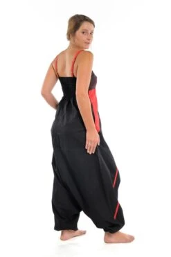 Sarouel Rouge 7 Sarouel Rouge -Ethno Style Soldes sarouel combinaison ethnique femme neena noire et rouge 3