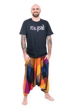 Sarouel Happy Mixte -Ethno Style Soldes sarouel confortable carnaval festival happy 2