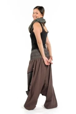 Sarouel Djecky -Ethno Style Soldes sarouel elastique grande taille djecky brown 1 3