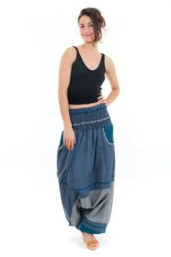 Sarouel Bayan Mixte -Ethno Style Soldes sarouel elastique grande taille large bayan 2