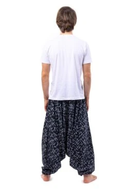 Sarouel Logan Mixte -Ethno Style Soldes sarouel elastique grande taille mixte logan 4