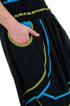 Sarouel Neonew Mixte 12 Sarouel Neonew Mixte -Ethno Style Soldes sarouel elastique grande taille mixte noir bleu vert neonew 2