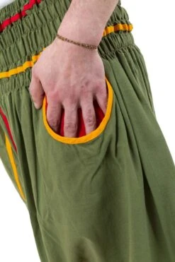 Sarouel Babacool Mixte 14 Sarouel Babacool Mixte -Ethno Style Soldes sarouel elastique grande taille reggae babacool vert jaune rouge 5