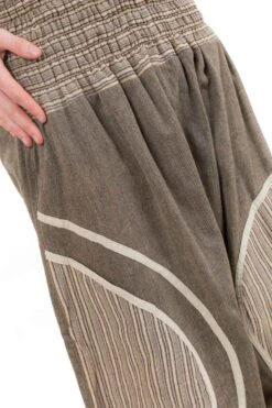 Sarouel Buskapé -Ethno Style Soldes sarouel grande taille beige chanvre 4