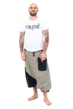 Sarouel Tiarah -Ethno Style Soldes sarouel grande taille fourche basse tiarah 3