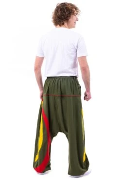 Sarouel Reggae Mixte -Ethno Style Soldes sarouel grande taille homme arc en ciel tricolore reggae 7