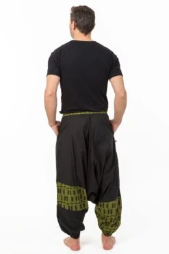 Sarouel Nehuda -Ethno Style Soldes sarouel homme ethnique noir kaki nehuda 6