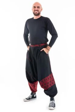 Sarouel Nehuda -Ethno Style Soldes sarouel homme ethnique noir kaki nehuda 7