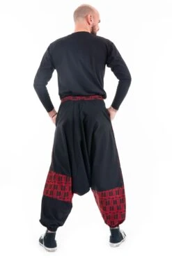 Sarouel Nehuda -Ethno Style Soldes sarouel homme ethnique noir kaki nehuda 8