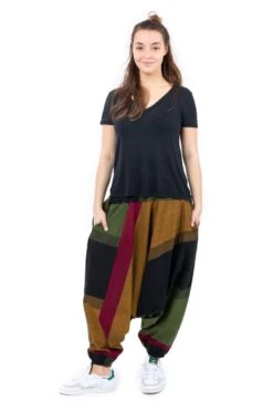 Sarouel Mahabharat Mixte -Ethno Style Soldes sarouel homme femme elastique teufer mahabharat 1 2