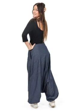 Sarouel Haru -Ethno Style Soldes sarouel jean denim femme haru 2