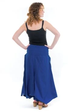 Sarouel Roi -Ethno Style Soldes sarouel jupe culotte femme bleu roi 2