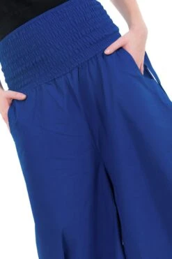 Sarouel Roi -Ethno Style Soldes sarouel jupe culotte femme bleu roi 3