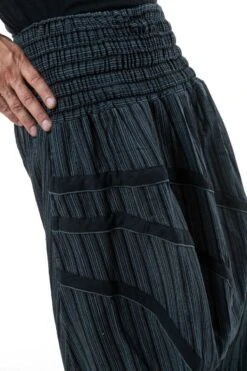 Sarouel Stripes Mixte -Ethno Style Soldes sarouel large elastique grande taille homme stripes 4