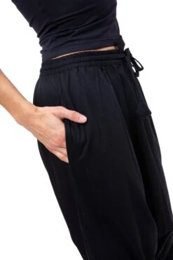 Sarouel Bukha Mixte -Ethno Style Soldes sarouel long noir uni jersey doux bukha 6