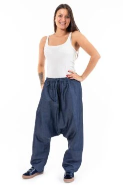 Sarouel Kholnuhos -Ethno Style Soldes sarouel mixte jean denim doux kholnuhos 3