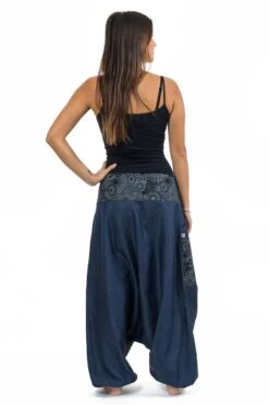 Sarouel Original Mixte -Ethno Style Soldes sarouel mixte jean denim soft imprime ethnic graphic original 4