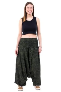 Sarouel Bassvibes Mixte -Ethno Style Soldes sarouel mixte large elastique bassvibes 2