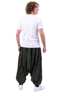 Sarouel Bassvibes Mixte -Ethno Style Soldes sarouel mixte large elastique bassvibes 4