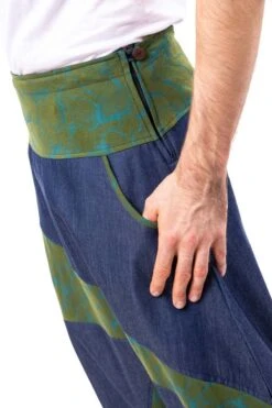 Sarouel Topo Mixte -Ethno Style Soldes sarouel mixte soft jean imprime topo 3